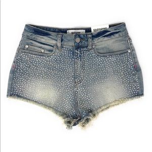 Victorias Secret Pink Bling Rhinestone denim short
